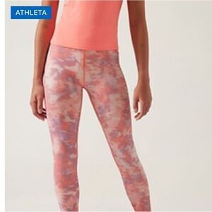 NWT Athleta Girl High Rise Printed Chit Chat Tight! ❤️